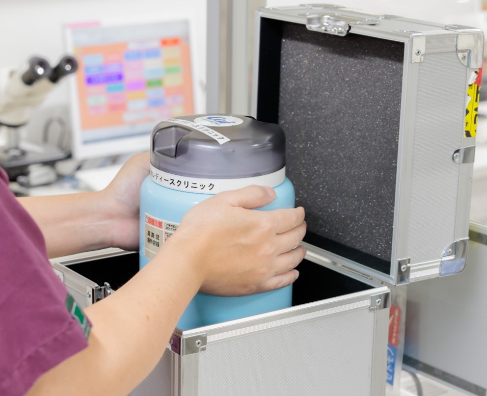 胚・精子の移送について 胚・精子の移送について